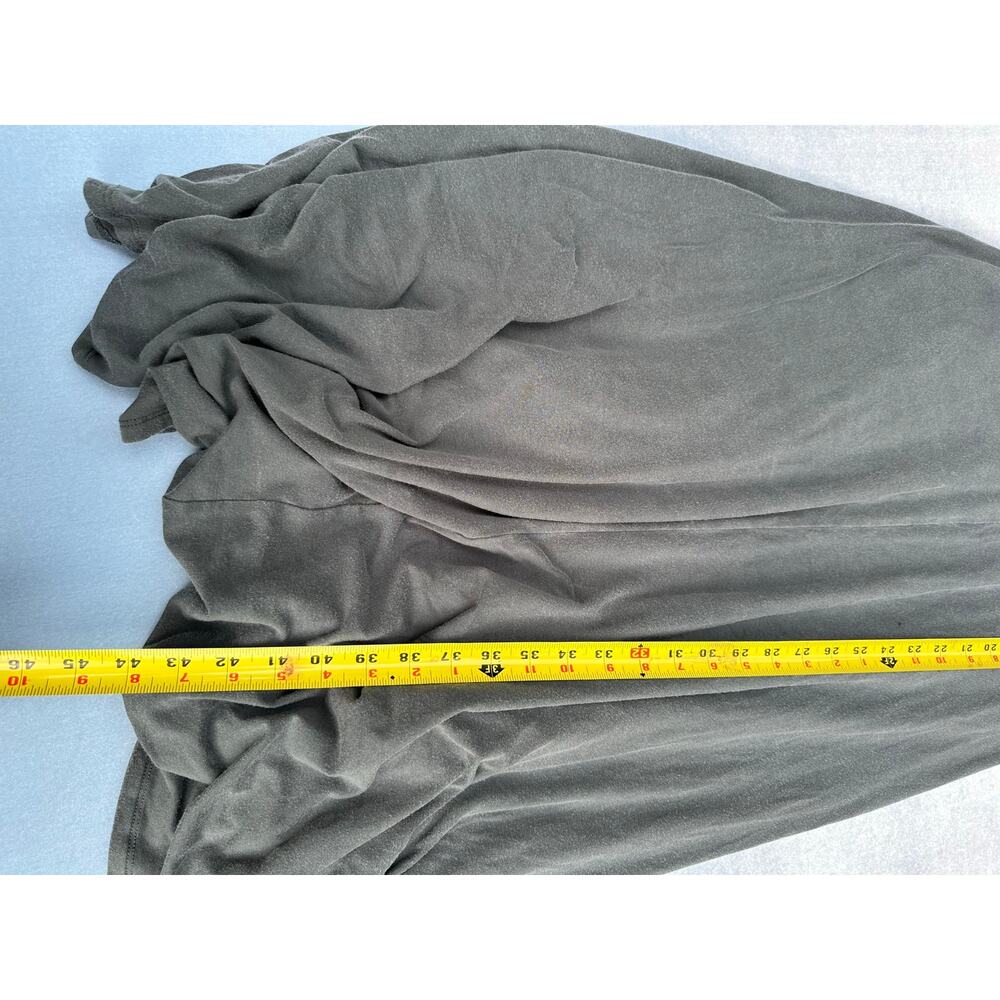 Quince Tencel Jersey Fit & Flare Dress Carbon Grey Sleeveless Large L - Picture 8 of 8